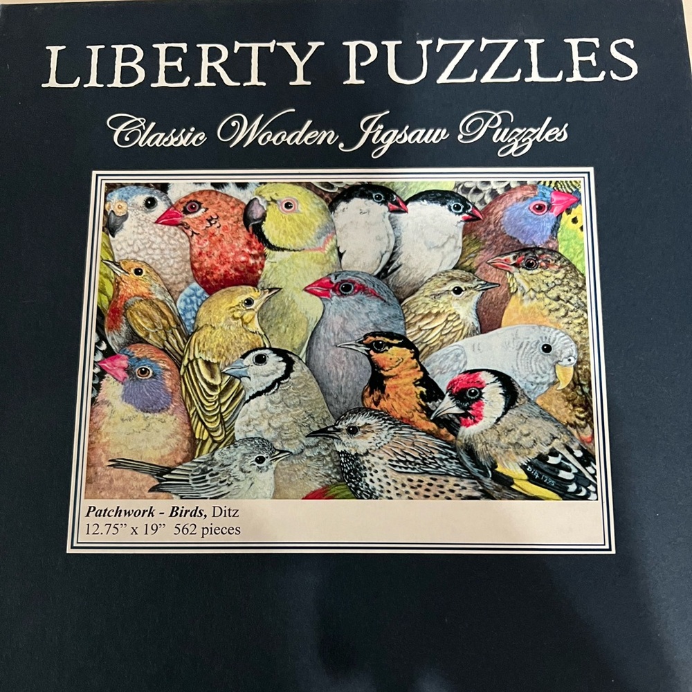 Liberty Puzzle - Classic Wooden Puzzles - Patchwork-Birds
